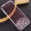 Cиликоновый чехол с блестками Shine Glitter для Samsung Galaxy A50 / A30s 2019 – Прозрачный / Розовый 92806