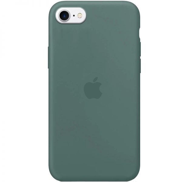 Чохол Silicone Case 360 для Iphone 7 / 8 / SE 2020 Зелений / Pine green