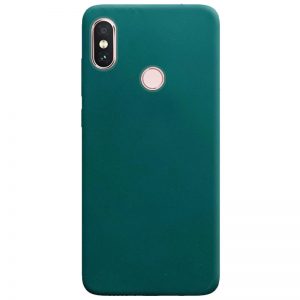 Матовый силиконовый TPU чехол для Xiaomi Redmi Note 5 / 5 Pro – Зеленый / Forest green