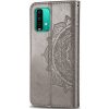 Кожаный чехол-книжка Art Case с визитницей для Xiaomi Redmi 9T – Серый 90601