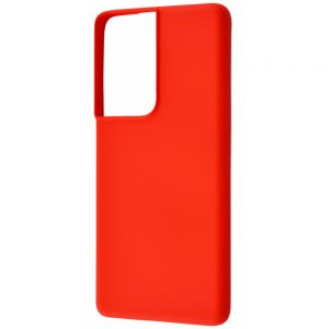 Чехол WAVE Colorful Case с микрофиброй для Samsung Galaxy S21 Ultra – Red