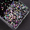 Cиликоновый чехол с блестками Shine Glitter для Samsung Galaxy A02 – Черный 92739