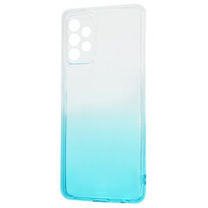 Чехол TPU Gradient Design для Samsung Galaxy A72 – White / turquoise