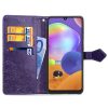 Кожаный чехол-книжка Art Case с визитницей для Samsung Galaxy A02 – Фиолетовый 90394