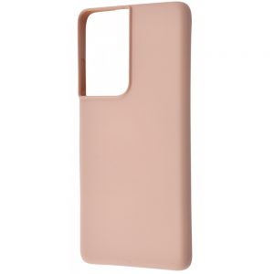 Чехол WAVE Colorful Case с микрофиброй для Samsung Galaxy S21 Ultra – Pink sand