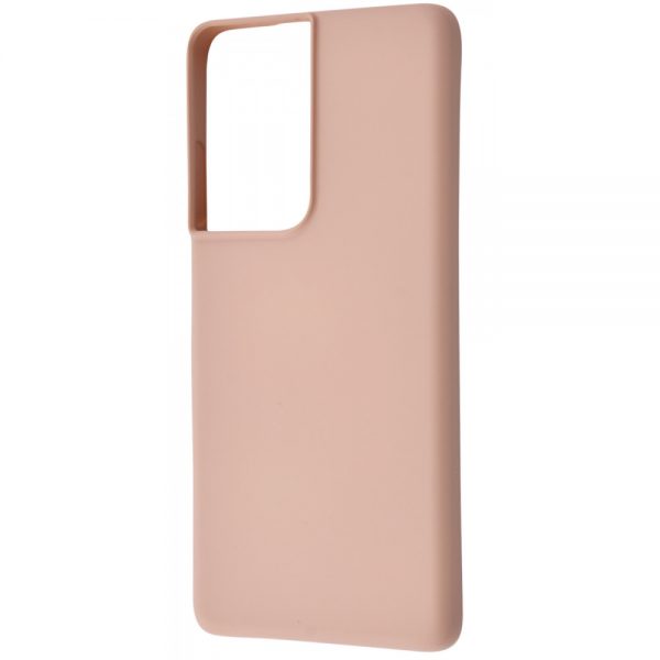 Чехол WAVE Colorful Case с микрофиброй для Samsung Galaxy S21 Ultra – Pink sand
