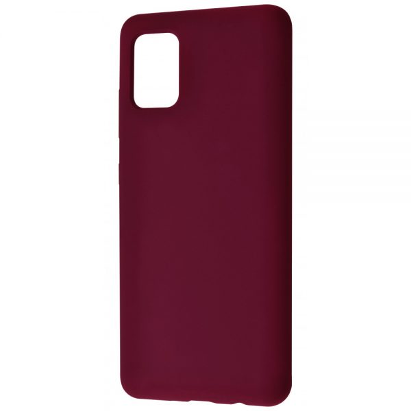 Чохол Silicone WAVE Full для Samsung Galaxy A02s Plum