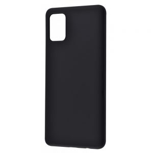 Чехол WAVE Colorful Case с микрофиброй для Samsung Galaxy A51 – Black