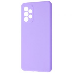 Чехол Silicone Case WAVE Full с микрофиброй для Samsung Galaxy A32 – Light purple