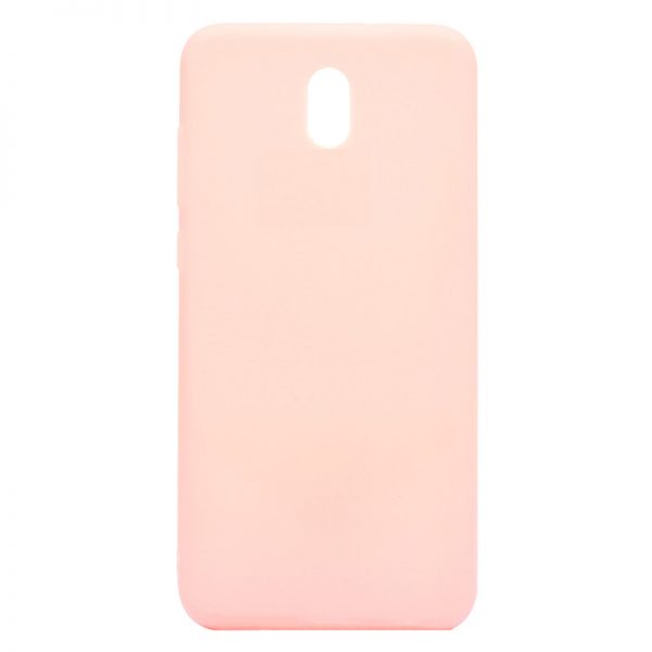Матовый силиконовый TPU чехол для Xiaomi Redmi 8A – Розовый