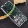 Cиликоновый чехол с блестками Shine Glitter для Samsung Galaxy A31 – Прозрачный / Мятный 92784