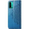 Кожаный чехол-книжка Art Case с визитницей для Xiaomi Redmi 9T – Синий 90598