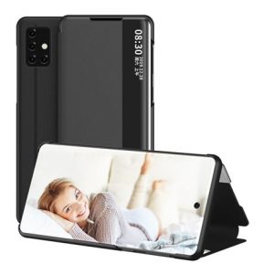 Умный чехол-книжка Smart View Cover для Samsung Galaxy A71 – Черный