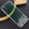 Cиликоновый чехол с блестками Shine Glitter для Samsung Galaxy A02 – Прозрачный / Мятный 92729