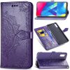 Кожаный чехол-книжка Art Case с визитницей для Samsung Galaxy A02 – Фиолетовый 90396