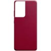 Чохол Matte для Samsung Galaxy S21 Ultra Бордовий