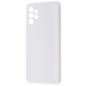 Чехол Silicone Case WAVE Full с микрофиброй для Samsung Galaxy A52 / A52s – White