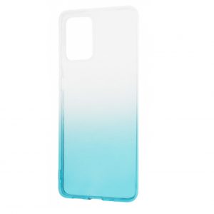Чехол TPU Gradient Design для Xiaomi Redmi Note 10 / Note 10s / Poco M5s – White / turquoise