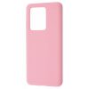 Чохол Silicone WAVE Full для Samsung Galaxy S21 Ultra Light pink