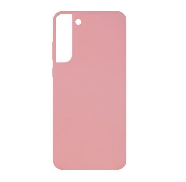 Чехол Silicone Case WAVE Full с микрофиброй для Samsung Galaxy S21 Plus – Light pink