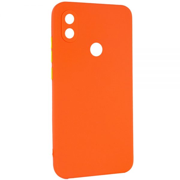 Чехол TPU Square Full Camera для Tecno POP 3 – Оранжевый