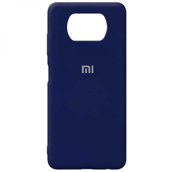 Чохол Silicone Cover для Xiaomi Redmi Note 8 Pro Темно-синій / Midnight blue