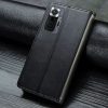 Кожаный чехол-книжка GETMAN Gallant для Xiaomi Redmi Note 10 Pro – Черный 93770