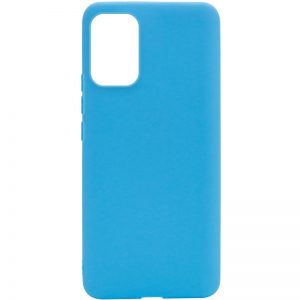 Матовый силиконовый TPU чехол для Xiaomi Redmi Note 10 / Note 10s – Голубой