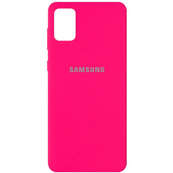 Чохол Silicone Cover для Samsung Galaxy A31 Рожевий / Barbie pink