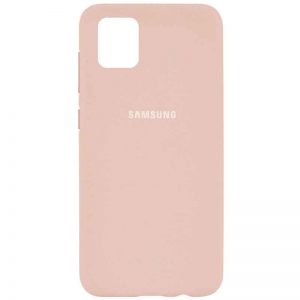 Оригинальный чехол Silicone Cover 360 с микрофиброй для Samsung Galaxy Note 10 Lite – Розовый / Pudra