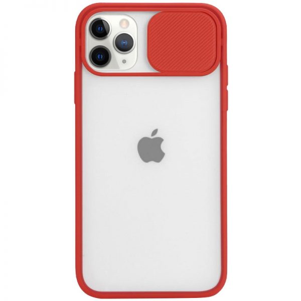 Чехол Camshield mate TPU со шторкой для камеры для Iphone 12 Pro Max – Красный