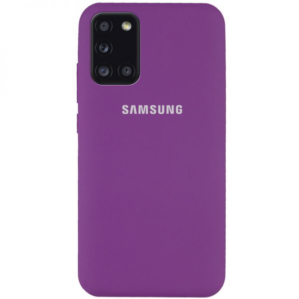 Чохол Silicone Cover для Samsung Galaxy A31 Фіолетовий / Grape