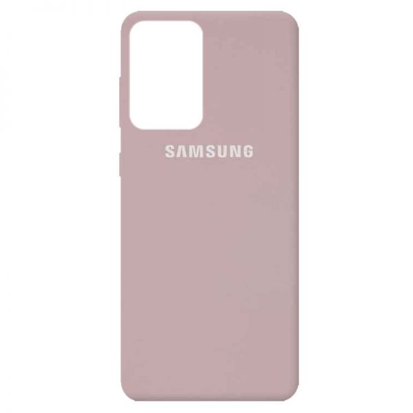 Чохол Silicone Cover для Samsung Galaxy A72 Рожевий / Pink Sand