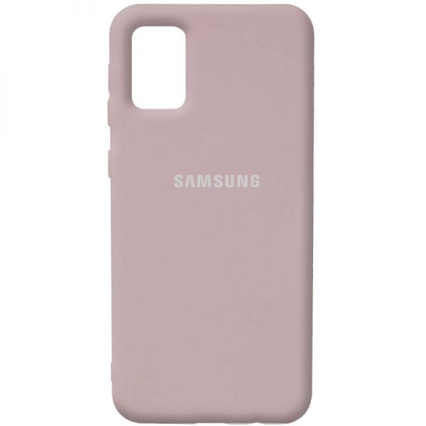 Чохол Silicone Cover для Samsung Galaxy A02s Сірий / Lavender