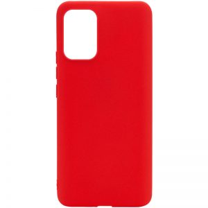 Матовый силиконовый TPU чехол для Xiaomi Redmi Note 10 / Note 10s / Poco M5s – Красный