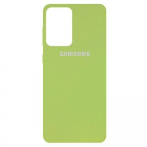 Оригинальный чехол Silicone Cover 360 с микрофиброй для Samsung Galaxy A52 / A52s – Мятный / Mint