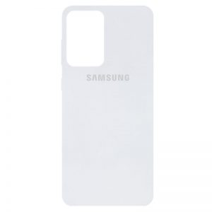 Оригинальный чехол Silicone Cover 360 с микрофиброй для Samsung Galaxy A52 / A52s – Белый / White