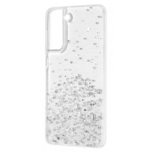 Силиконовый TPU чехол WAVE Confetti Case для Samsung Galaxy S21 – White