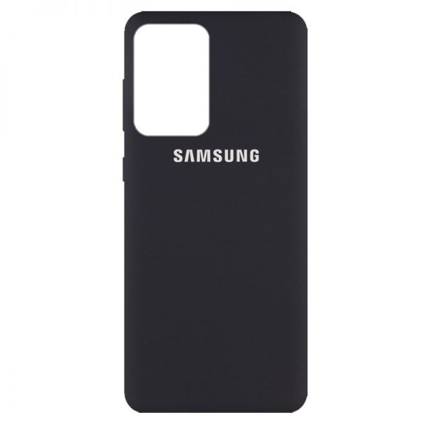 Чохол Silicone Cover для Samsung Galaxy A52 / A52s Чорний / Black