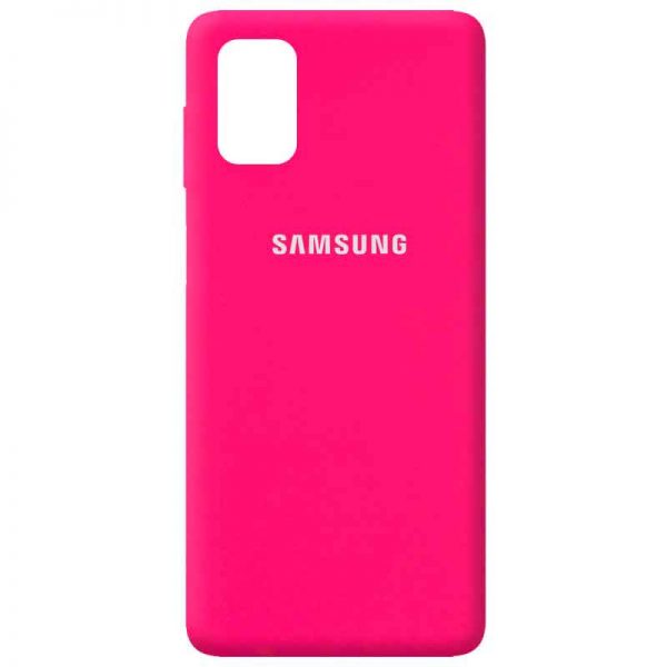 Чохол Silicone Cover для Samsung Galaxy A51 Рожевий / Barbie pink