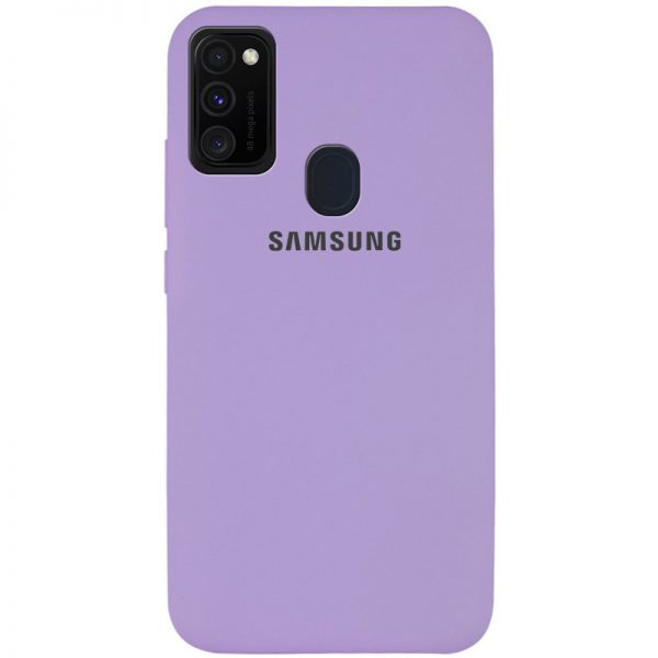 Чохол Silicone Cover для Samsung Galaxy M30s / M21 Бузковий / Dasheen