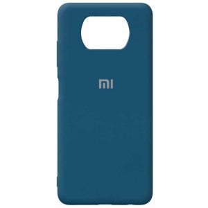 Чохол Silicone Cover для Xiaomi Poco X3 NFC / Poco X3 Pro Синій / Cosmos blue