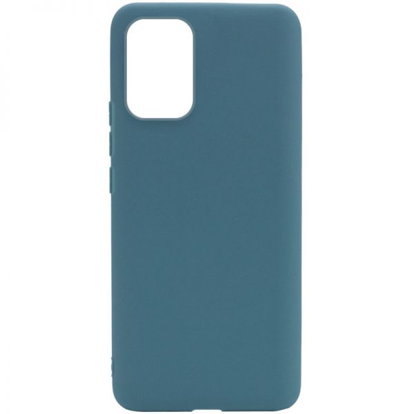 Матовый силиконовый TPU чехол для Xiaomi Redmi Note 10 / Note 10s / Poco M5s – Синий / Powder Blue