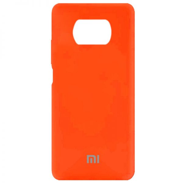 Чохол Silicone Cover для Xiaomi Poco X3 NFC / Poco X3 Pro Помаранчевий / Neon Orange