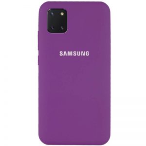 Чохол Silicone Cover для Samsung Galaxy Note 10 Lite Фіолетовий / Grape