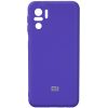 Чохол Silicone Cover Camera для Xiaomi Redmi Note 10 / Note 10s / Poco M5s Фіолетовий / Purple