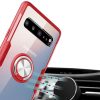 Чехол TPU+PC Deen CrystalRing с креплением под магнитный держатель для Samsung Galaxy S10 Plus (G975) – Красный 95892