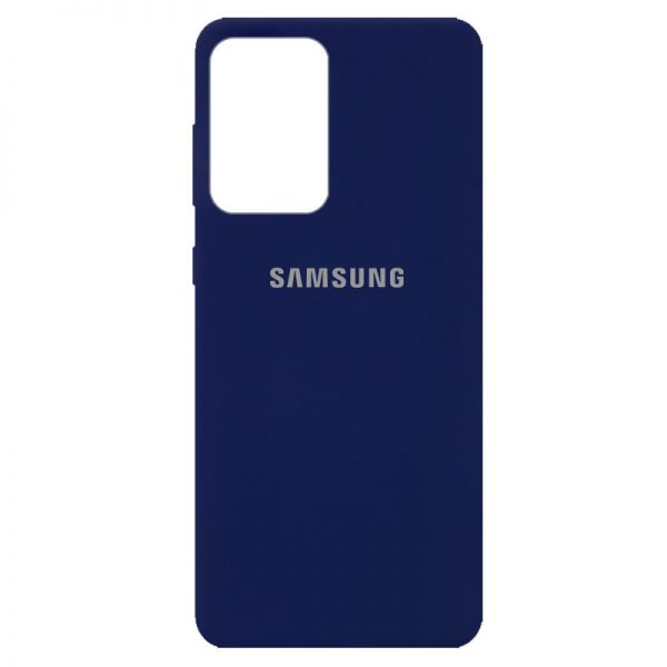 Чохол Silicone Cover для Samsung Galaxy A72 Темно-синій / Midnight blue