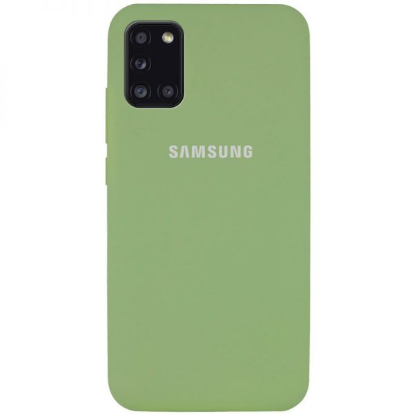 Чохол Silicone Cover для Samsung Galaxy A31 М’ятний / Mint