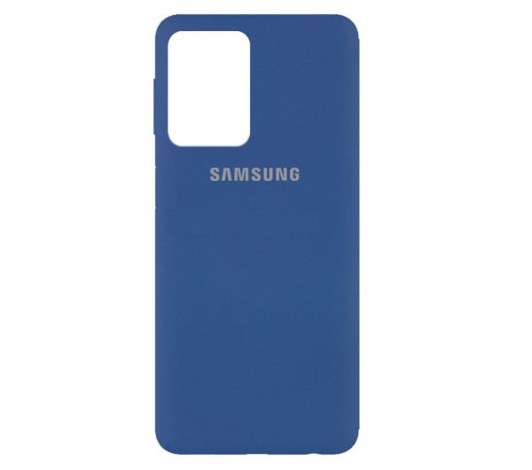 Чохол Silicone Cover для Samsung Galaxy A72 Синій / Navy Blue